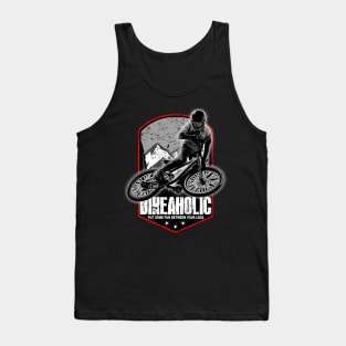 Bikeaholic Cool Downhill Mountain Biking Tank Top